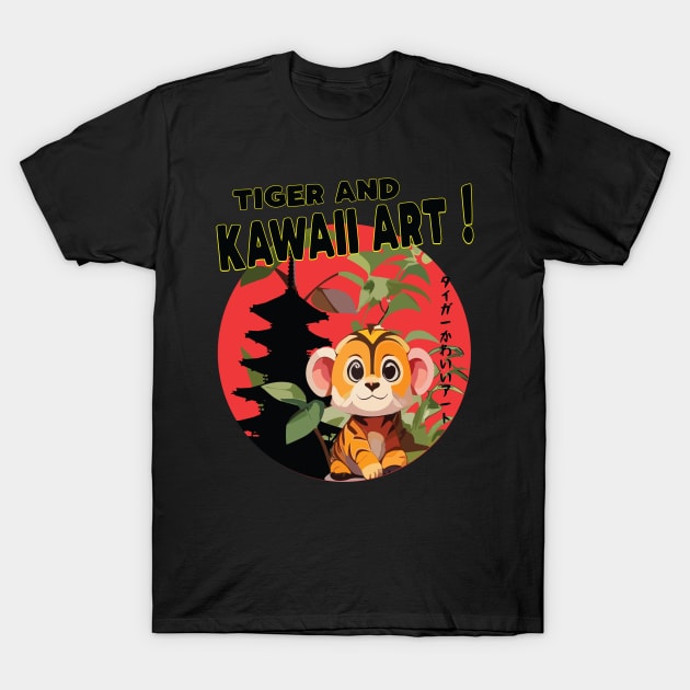 Go Get 'Em Tiger Kawaii T-Shirt by Suldaan Style